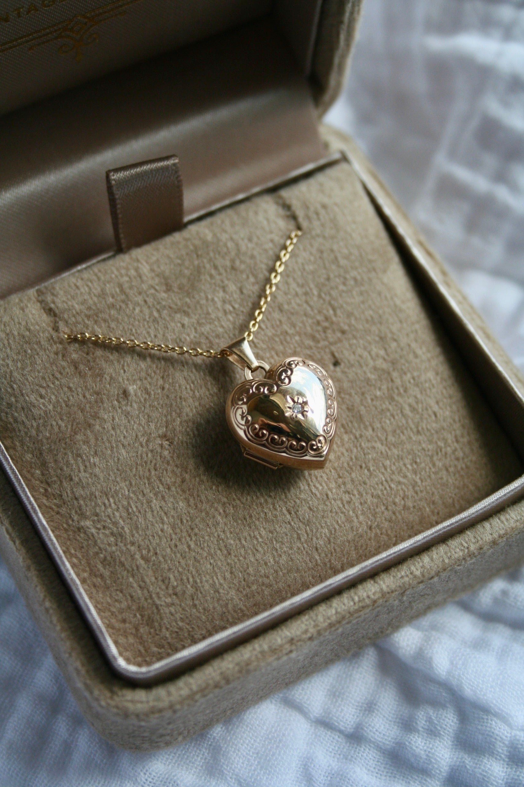 LOCKED HEART Charm